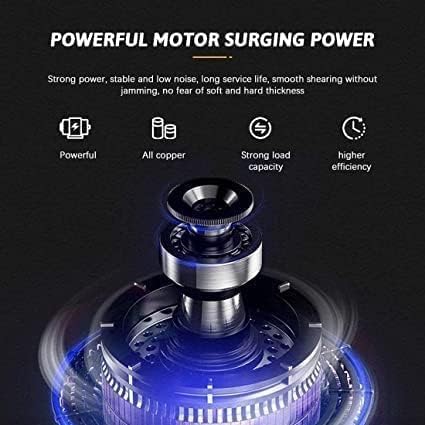 TECNOLOGIA Professional Cordless Buddha-Style Hair Clipper | Rechargeable T-Blade Trimmer with 4 Guide Combs (Gold)