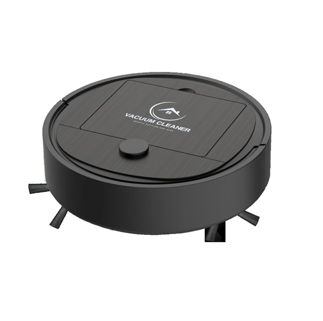 TECNOLOGIA 3-in-1 Robot Vacuum Cleaner | Auto Sweeping, Dry & Wet Mopping | Strong Suction, Quiet, Compact (Black)
