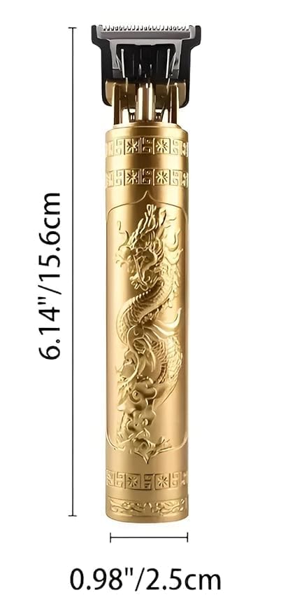 TECNOLOGIA Trimmer Men Professional Cordless Hair Clipper Dragon Style,Rechargeable Trimmer For Beard,Hairs,Moustache & Face,Electric T Blade Zero Gapped Shaving Machine Men's Grooming Kit