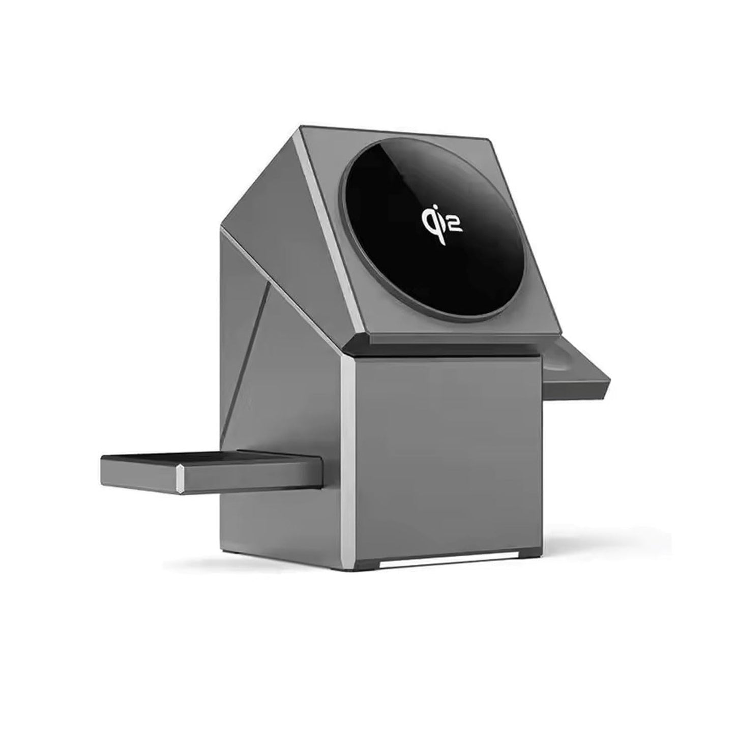 TECNOLOGIA 3-in-1 Portable Desktop Wireless Charger Station | Folding Magnetic 15W Charger for Mobile Phones, Smartwatches & Earbuds | Compact & Travel-Friendly Design