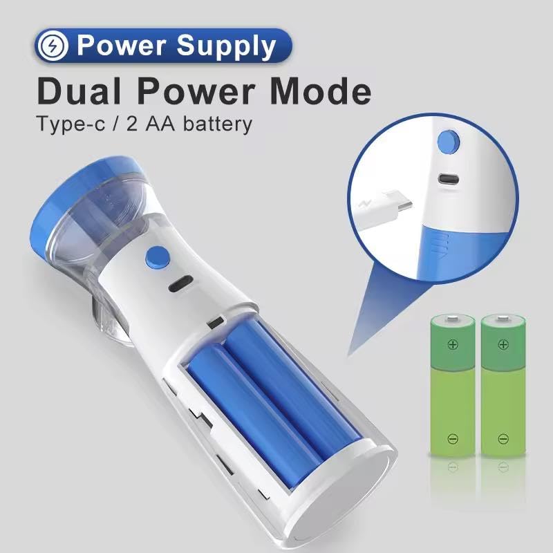 TECNOLOGIA Portable Mesh Nebulizer, Effective for Cough, Asthma Silent and Compact Nebulizer Machine for Adult and Kids, Wireless Vaporizer Machine With Respiratory Mask