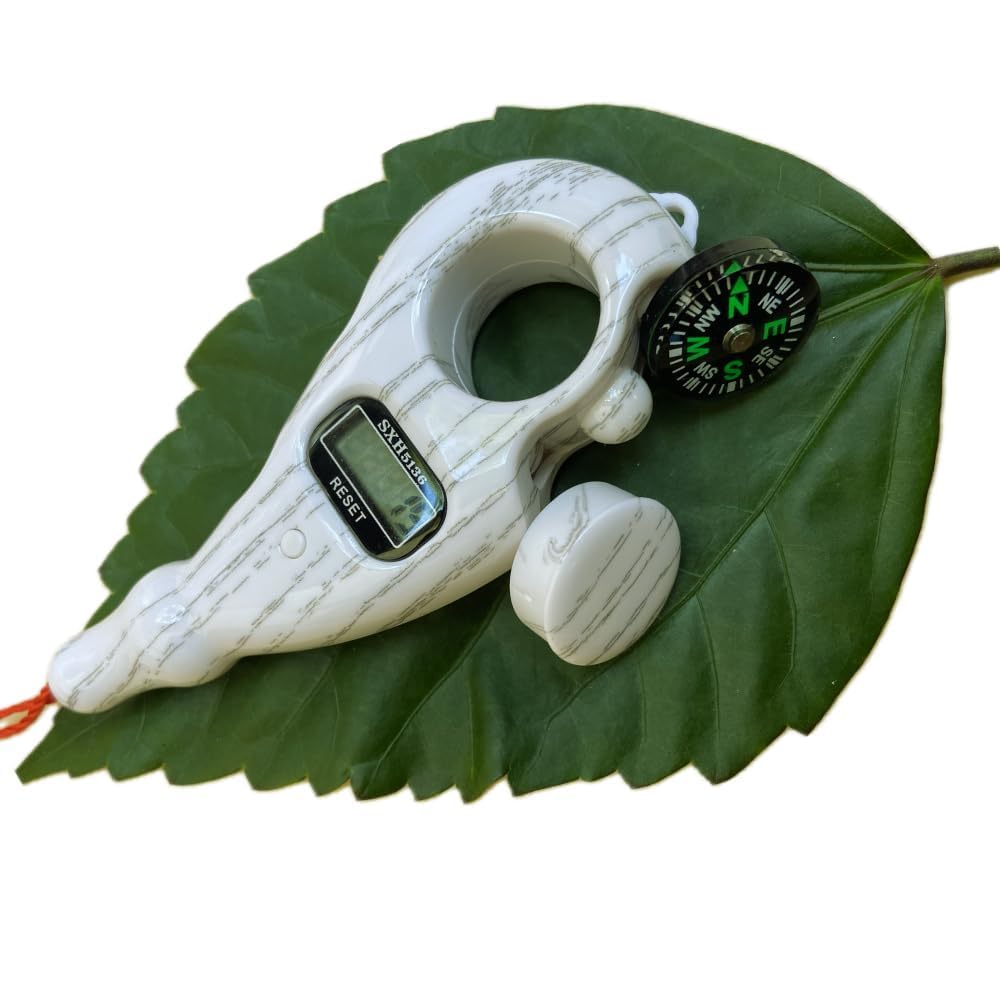 TECNOLOGIA Digital Tasbeeh Counter | Portable Misbaha Finger Counter with LCD Display for Prayer & Meditation (Multicolor)
