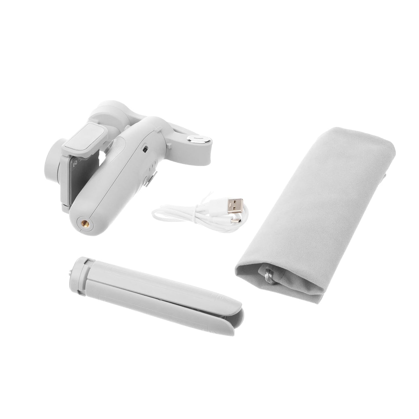 TECNOLOGIA 3-Axis Smartphone Gimbal - Foldable Handheld Vlogging Stabilizer with AI Tracking Feature & 4 Creative Operation Modes for Android & iOS - Smooth Videography