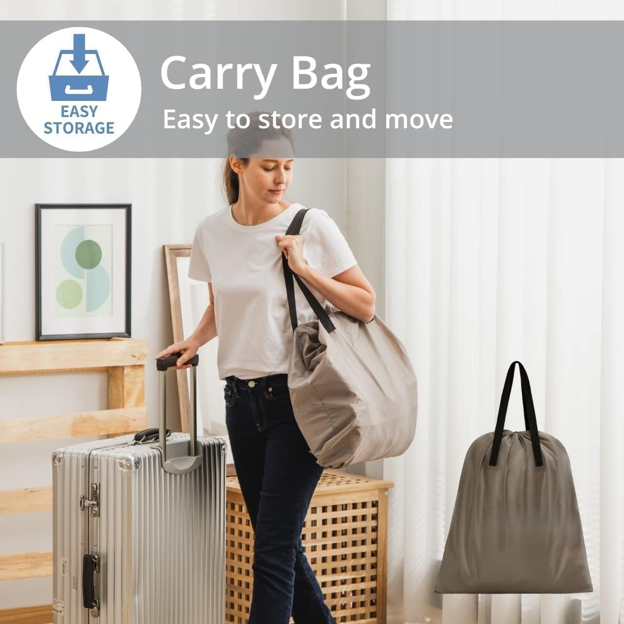 TECNOLOGIA Single Air Bed | Inflatable Mattress with Electric Pump | Quick Self-Inflation & Deflation | Durable Camping & Home Air Bed