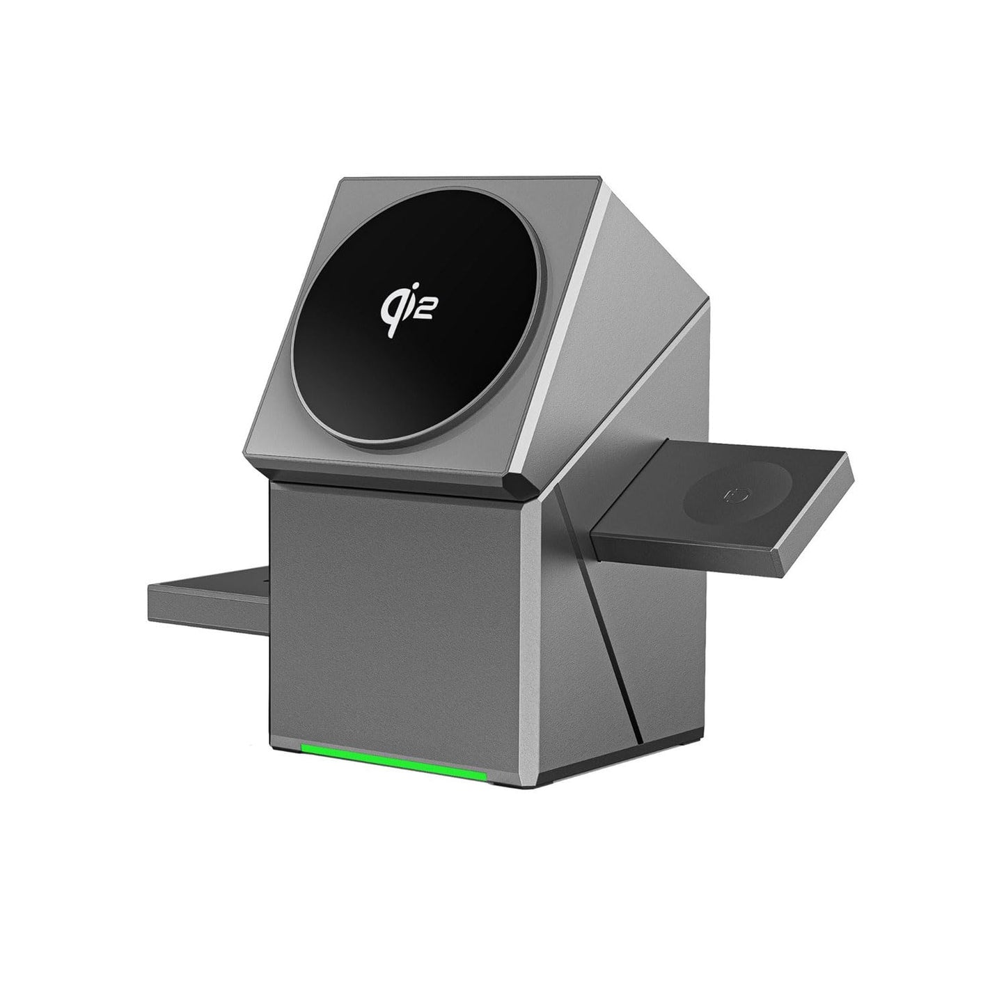 TECNOLOGIA 3-in-1 Portable Desktop Wireless Charger Station | Folding Magnetic 15W Charger for Mobile Phones, Smartwatches & Earbuds | Compact & Travel-Friendly Design