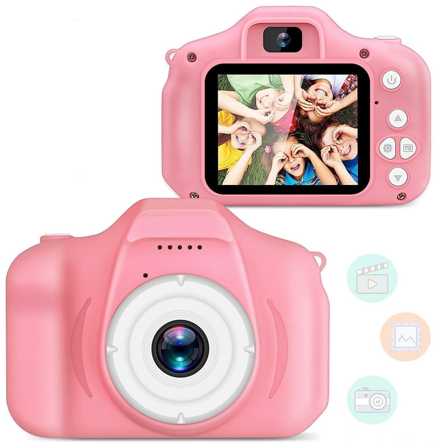 TECNOLOGIA Instant Selfie Camera for Kids | 13MP HD Digital Camera with Flash & 32GB SD Card | Toy Camera for Girls & Boys (Ages 3–12)